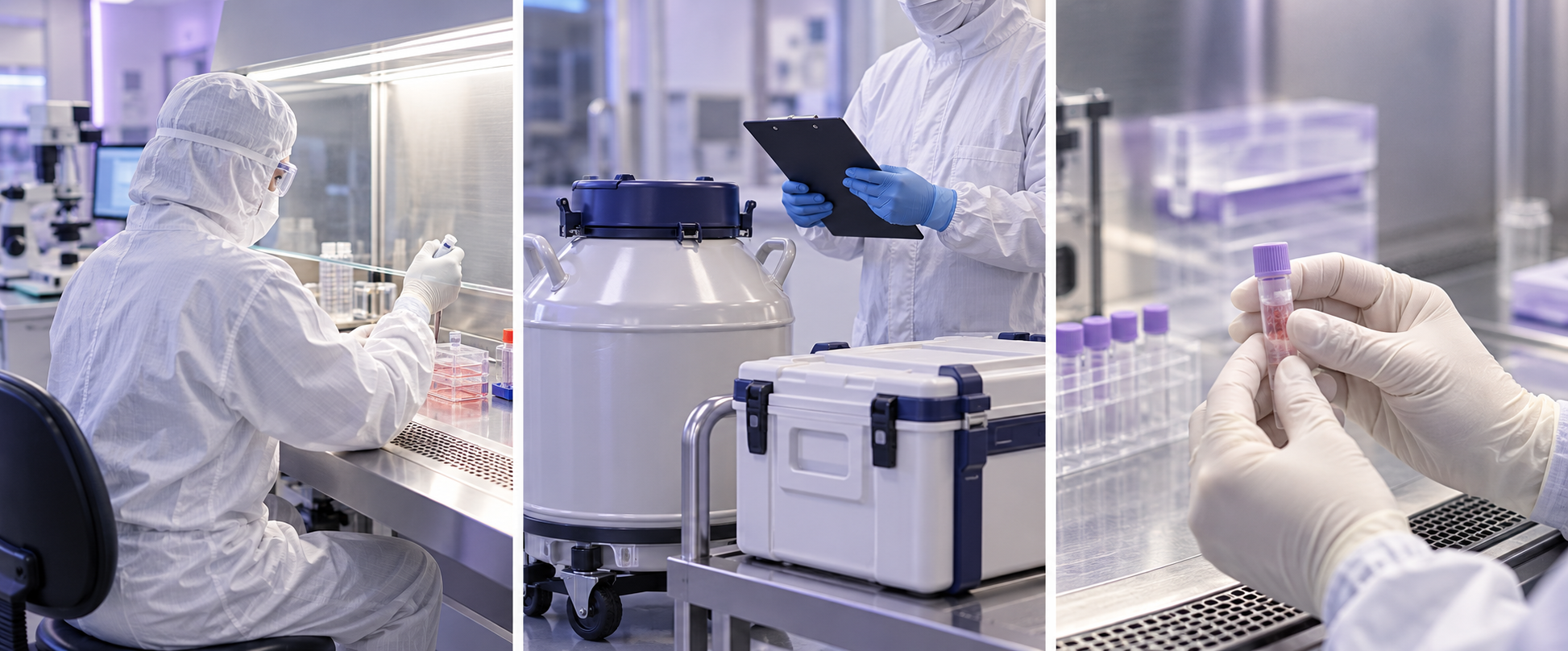 Illustrative specialist cell laboratory, not a NovaCell production facility